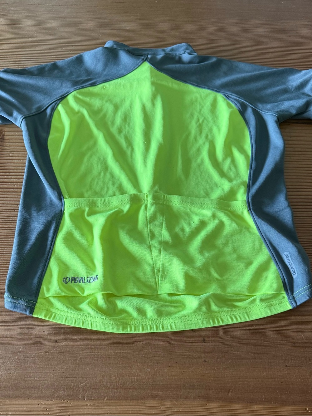 Pearl Izumi Women’s Neon Yellow & Gray Cycling Jersey